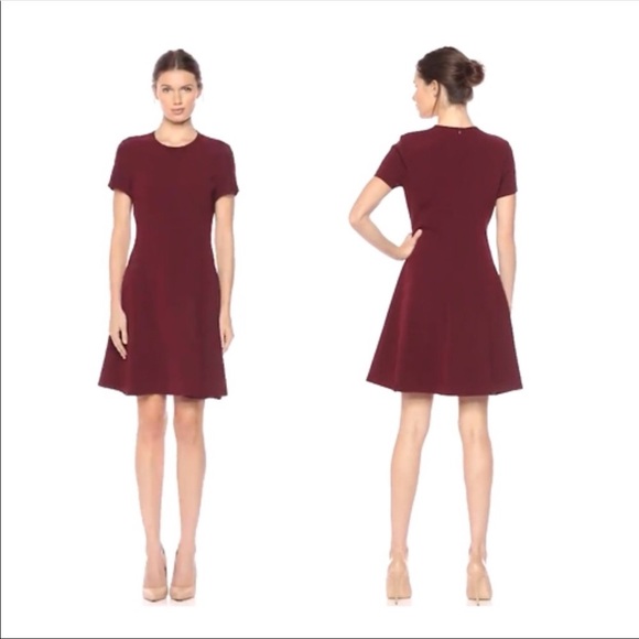 theory modern seamed shift dress